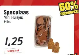 Budget Food Speculaas Mini Huisjes aanbieding