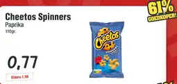 Budget Food Cheetos Spinners Paprika aanbieding