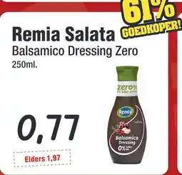 Budget Food Remia Salata Balsamico Dressing Zero aanbieding