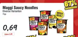 Budget Food Maggi Saucy Noodles Diverse Varianten aanbieding