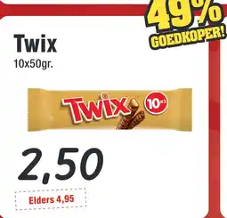 Budget Food Twix aanbieding