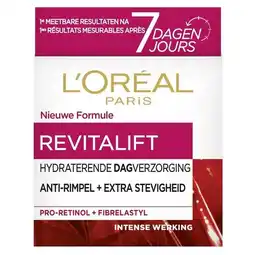Trekpleister L'Oréal Paris Revitalift Anti-Rimpel Dagcrème aanbieding