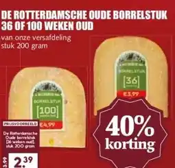 MCD Supermarkt DE ROTTERDAMSCHE OUDE BORRELSTUK 36 OF 100 WEKEN OUD aanbieding