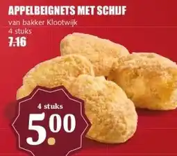 MCD Supermarkt APPELBEIGNETS MET SCHUF aanbieding
