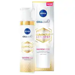 Trekpleister NIVEA Cellular Luminous630 Anti-Spot SPF50 Dagcrème aanbieding