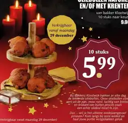 MCD Supermarkt OLIEBOLLEN NATUREL EN/OF MET KRENTEN aanbieding