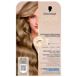 Trekpleister Schwarzkopf Creme Supreme 8-16 Cool Asblond Verzorgende Crèmekleuring aanbieding