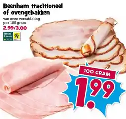 Boon`s Markt Beenham traditioneel of ovengebakken aanbieding