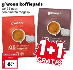 CoopCompact g'woon koffiepads aanbieding