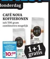 Boon`s Markt CAFÉ NOVA KOFFIEBONEN aanbieding