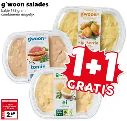 Coop g'woon salades aanbieding