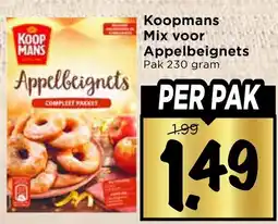 Vomar Voordeelmarkt Koopmans Mix voor Appelbeignets aanbieding