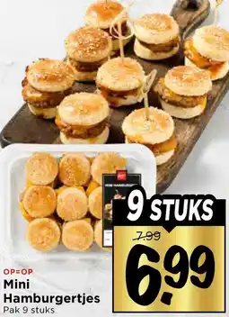 Vomar Voordeelmarkt Mini Hamburgertjes aanbieding