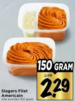 Vomar Voordeelmarkt Slagers Filet Americain aanbieding