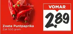 Vomar Voordeelmarkt Zoete Puntpaprika aanbieding