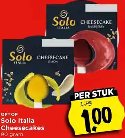 Vomar Voordeelmarkt Solo Italia Cheesecakes aanbieding