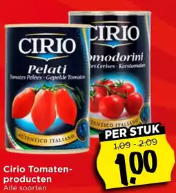 Vomar Voordeelmarkt Cirio Tomaten Producten aanbieding