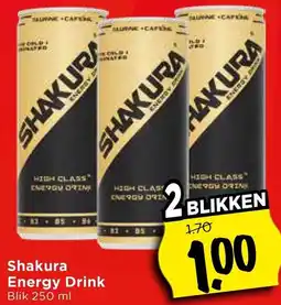 Vomar Voordeelmarkt Shakura Energy Drink aanbieding