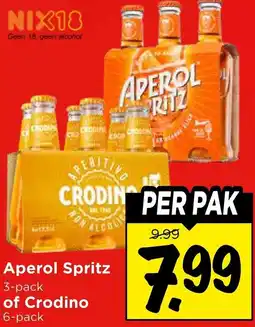 Vomar Voordeelmarkt Aperol Spritz of Crodino aanbieding
