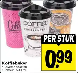 Vomar Voordeelmarkt Koffiebeker aanbieding