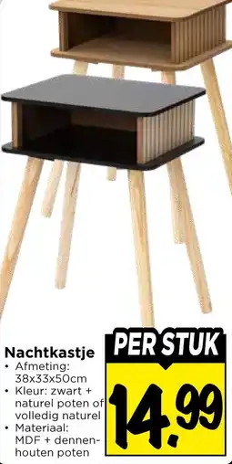 Vomar Voordeelmarkt Nachtkastje aanbieding