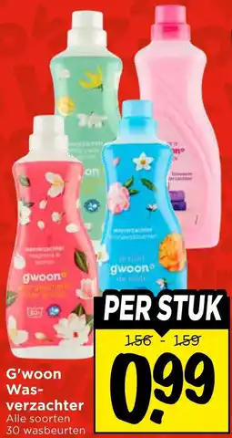 Vomar Voordeelmarkt G'woon Wasverzachter aanbieding