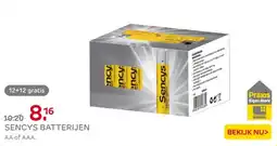 Praxis Sencys batterijen aanbieding