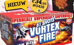 Harings Vuurwerk Vortex fire aanbieding