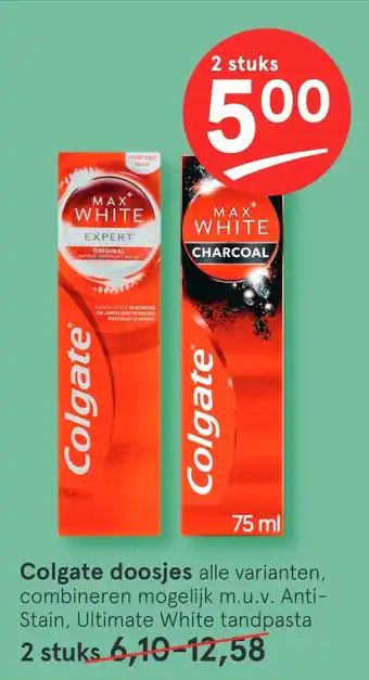 Etos Colgate doosjes aanbieding