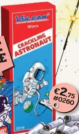 Harings Vuurwerk Crackling astronaut aanbieding