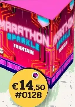 Harings Vuurwerk Marathon sparkle fountain aanbieding