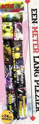 Harings Vuurwerk Een meter lang plezier aanbieding