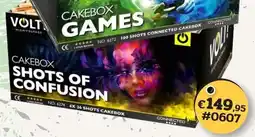 Harings Vuurwerk Cakebox shots of confusion aanbieding