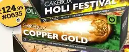 Harings Vuurwerk Cakebox copper gold aanbieding
