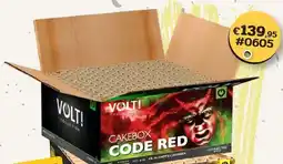 Harings Vuurwerk Cakebox code red aanbieding