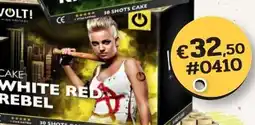 Harings Vuurwerk Cake white red rebel aanbieding