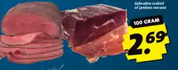 Boni Gebraden rosbief of jambon serrano aanbieding