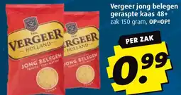 Boni Vergeer jong belegen geraspte kaas 48+ aanbieding