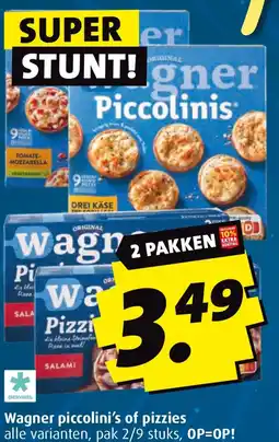 Boni Wagner piccolini's of pizzies aanbieding