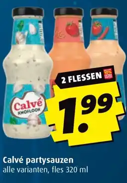 Boni Calvé partysauzen aanbieding