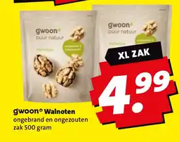 Boni gwoon Walnoten ongebrand en ongezouten aanbieding