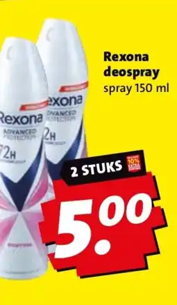Boni Rexona deospray spray aanbieding