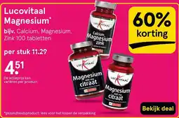 Etos Lucovitaal Magnesium aanbieding