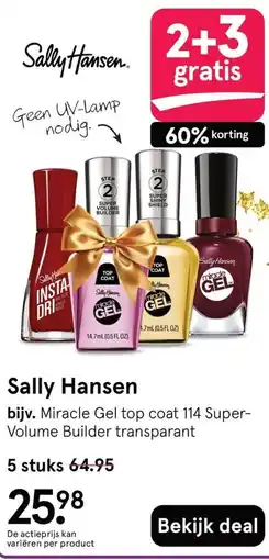 Etos Sally Hansen aanbieding