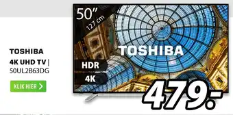 Expert TOSHIBA 4K UHD TV | 50UL2B63DG aanbieding