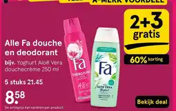 Etos Alle Fa douche en deodorant aanbieding