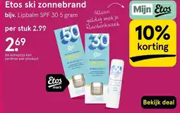 Etos Etos ski zonnebrand aanbieding