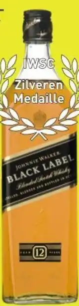 Gall & Gall Johnnie Walker Black 12 Years 1L aanbieding