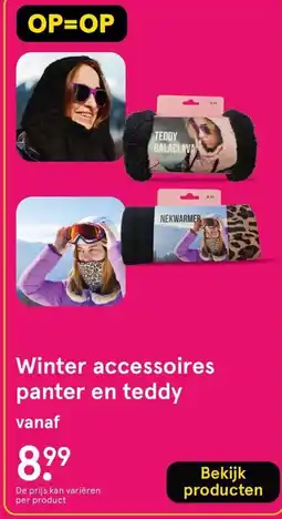 Etos Winter accessoires panter en teddy aanbieding