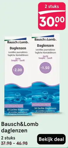Etos Bausch&Lomb daglenzen aanbieding